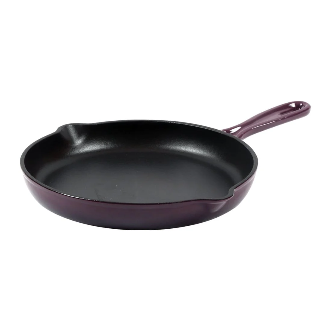 Ferro Cast-iron 26 cm Frying Pan, Corrosion-Resistant Coating, Compatible on Induction, 1.6 L, 5 Years Warranty, Purple - Image 5