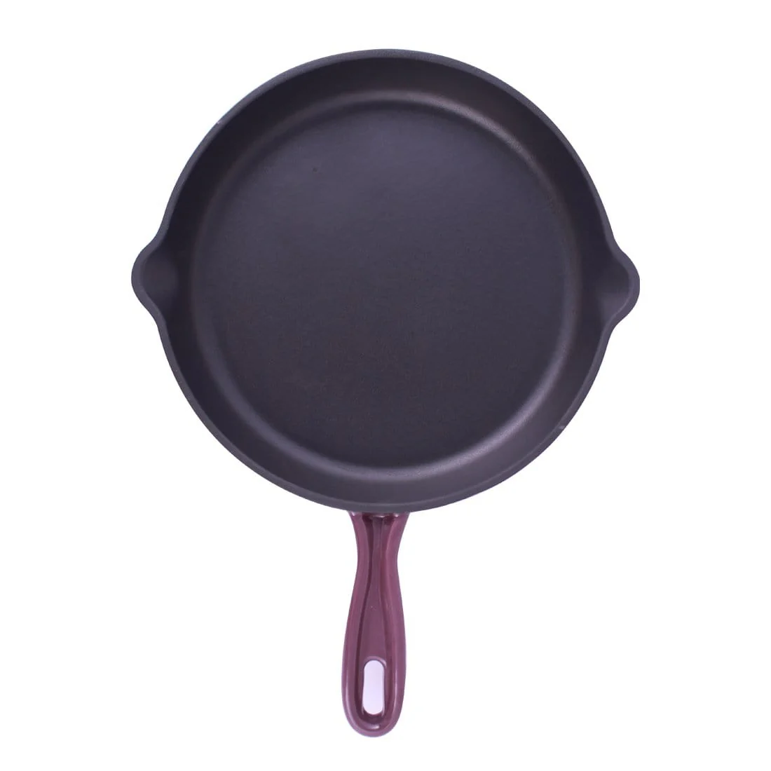 Ferro Cast-iron 26 cm Frying Pan, Corrosion-Resistant Coating, Compatible on Induction, 1.6 L, 5 Years Warranty, Purple - Image 9