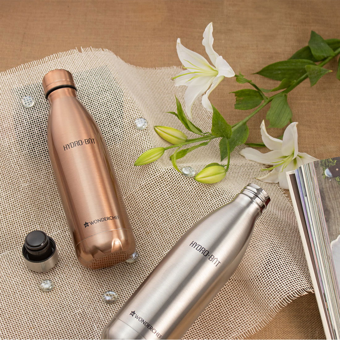 Stainless Steel Hydro Bot 500 ml | Gift Box Packing | Single wall | Non-insulated | 304 Stainless Steel | Non Toxic | BPA free | Rust Free | Light weight | For Home, Office & Travel | Spill and Leak proof | Wide Mouth | Easy to Clean | 2 Years Warranty - Image 5