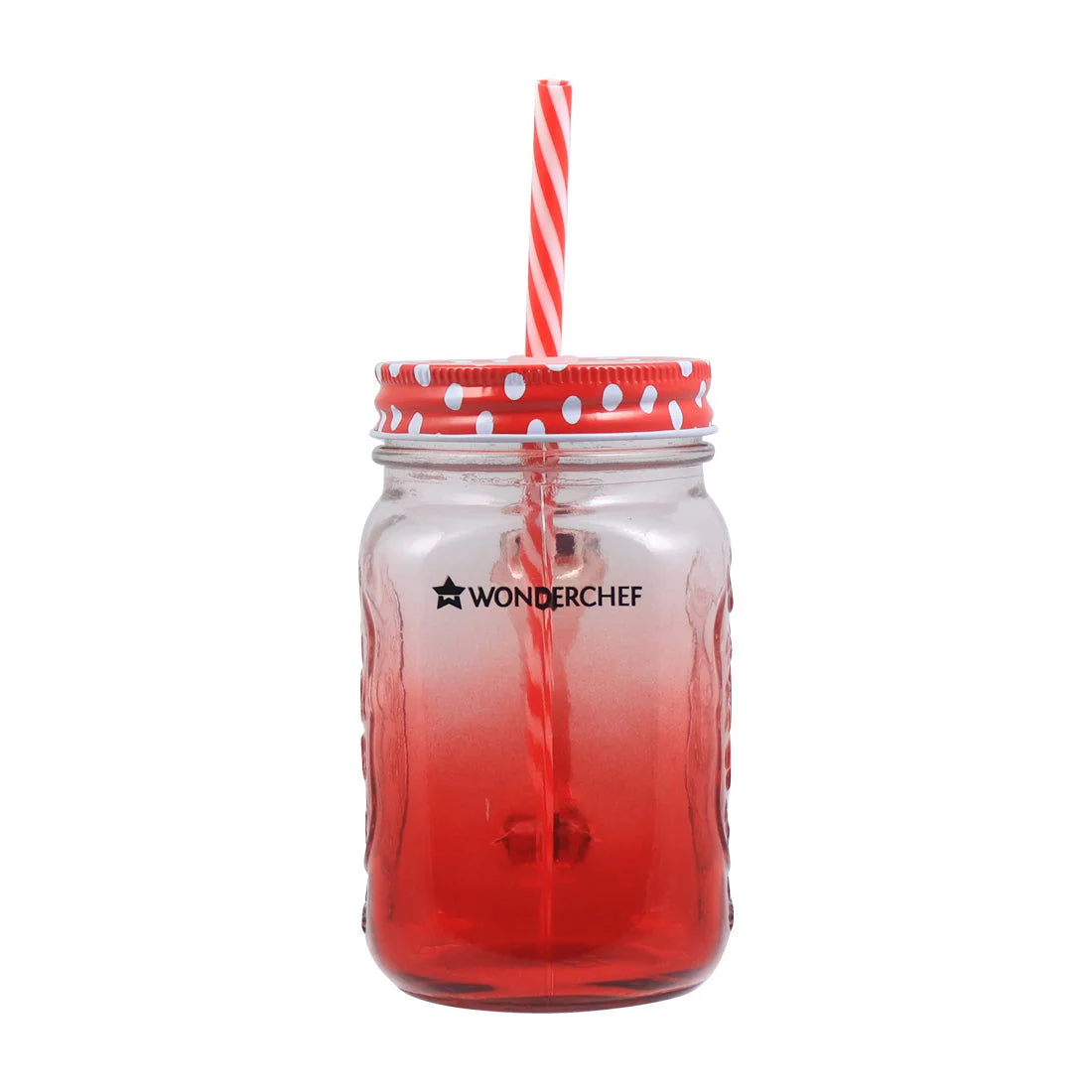 Mason Jar Set 450Ml (Red And Green) - Image 8