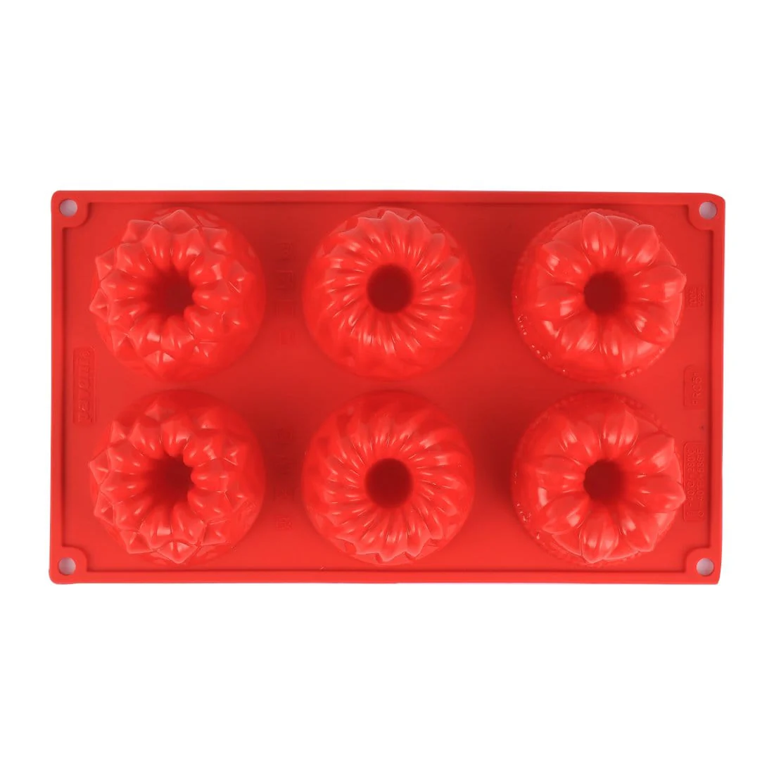Pavoni Platinum silicone Multi-Forme 6 Portions Mould
