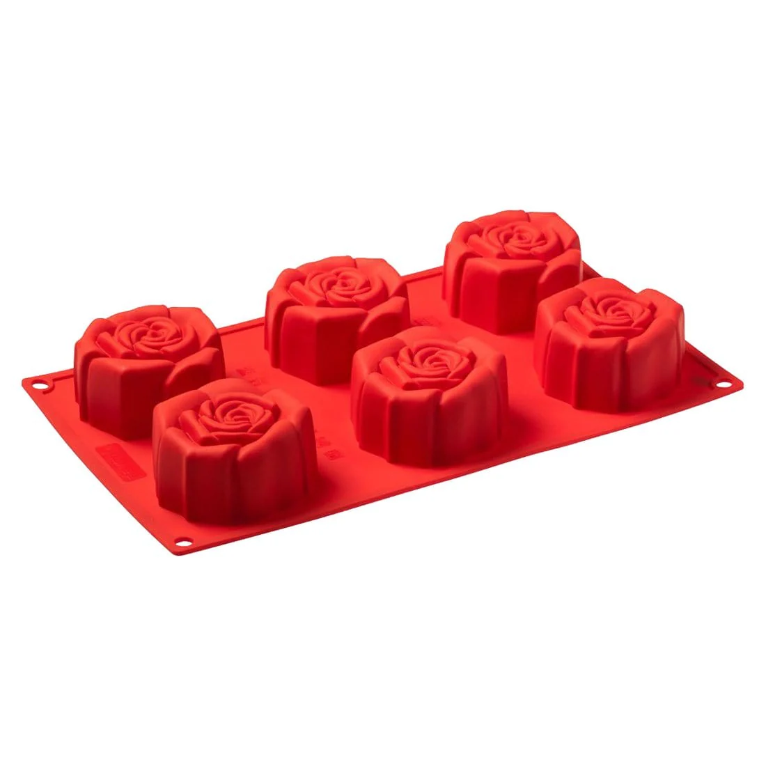 Pavoni Platinum Slilicon Rosa Fiorita 6 Portions Mould - Image 7