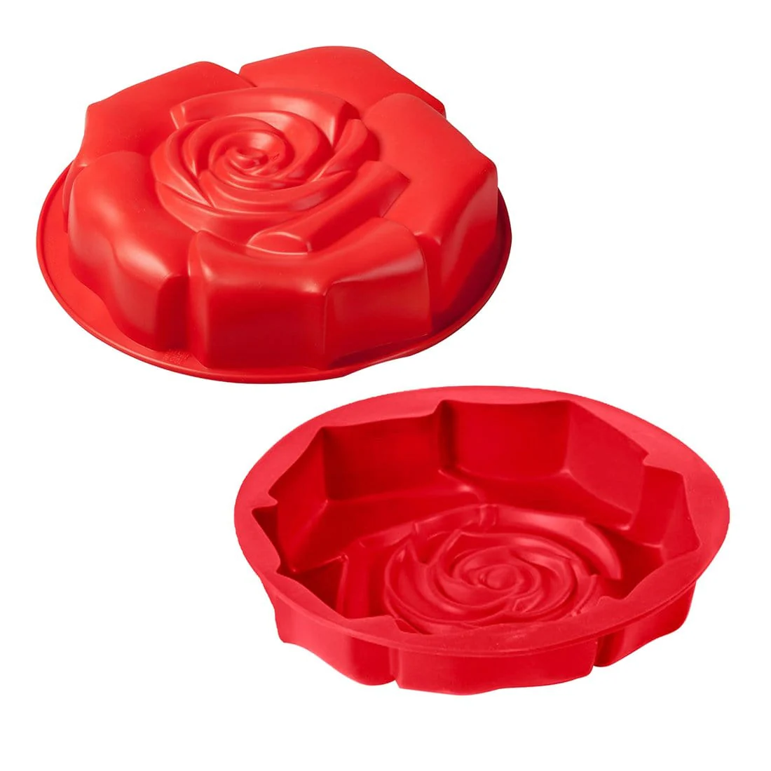 Pavoni Platinum Silicone Rose Shaped Cake Mould - Image 2