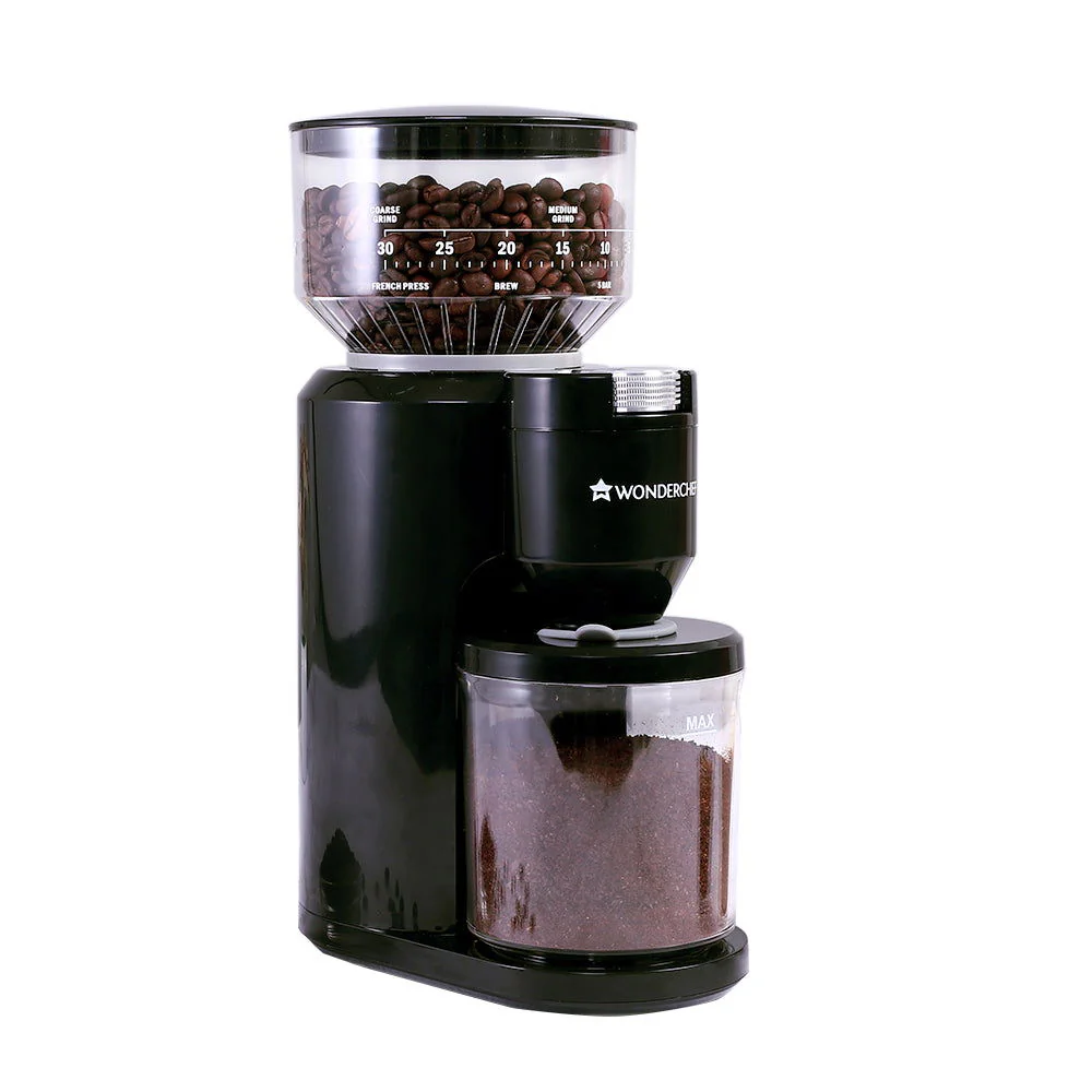 Regalia Electric Coffee Grinder | Burr Grinder | 31 Grinding Settings | Set Variable Coffee Texture, Fine, Medium, Coarse | Grind Beans for Espresso, Lungo, Americano, Cappuccino, Brew, French Press | Perfect Gifting Option | 2 Year Warranty - Image 6