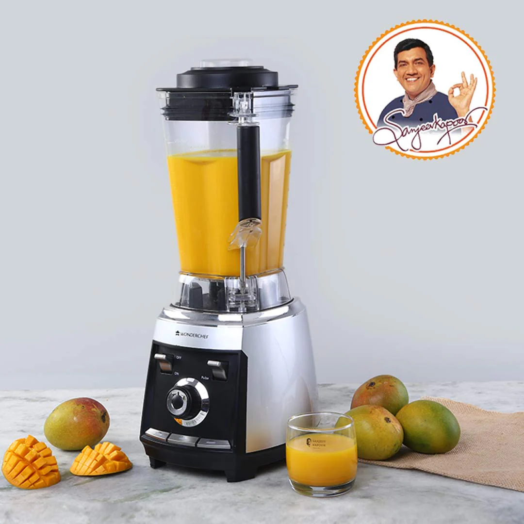 Regalia Professional Power Blender with Pulse Function| 3-in-1 Mixer,Blender,Grinder | 1200 Watt Full Copper Motor| Unbreakable 2 Litre Jar| Commercial Heavy Duty Blender with Stainless Steel Aircraft Grade Blades| 3 Year Warranty| Black - Image 6