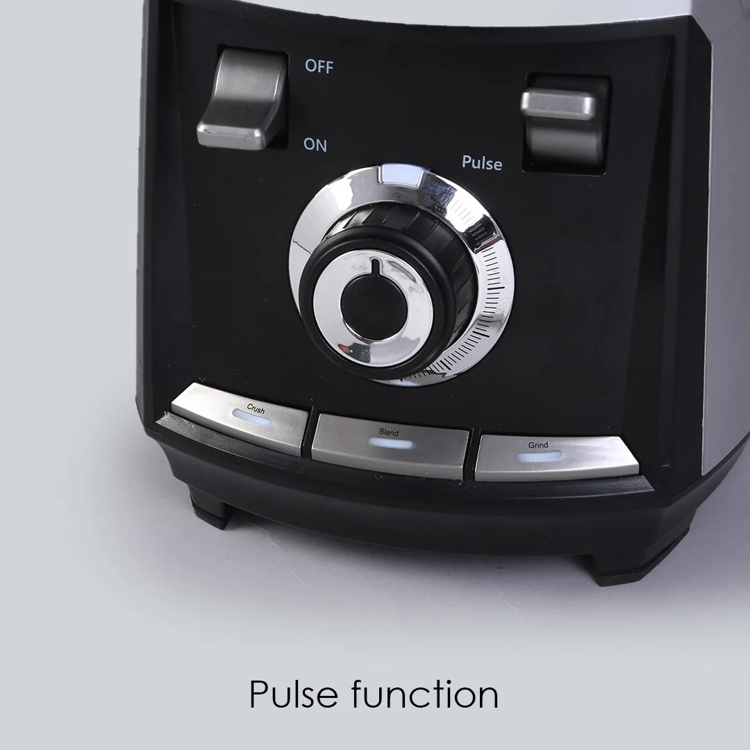 Regalia Professional Power Blender with Pulse Function| 3-in-1 Mixer,Blender,Grinder | 1200 Watt Full Copper Motor| Unbreakable 2 Litre Jar| Commercial Heavy Duty Blender with Stainless Steel Aircraft Grade Blades| 3 Year Warranty| Black - Image 7