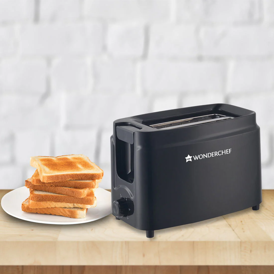 Wonderchef Renewed Acura Plus Pop-up Toaster for Kitchen|750 Watt| 2 Bread Slice Automatic Pop-up Electric Toaster| 7- Level Browning Controls|Wide Bread Slots| Auto Shut Off|Mid Cycle Cancel Feature| Removable Crumb Tray| Easy to Clean| 1 Year Warranty - Image 6
