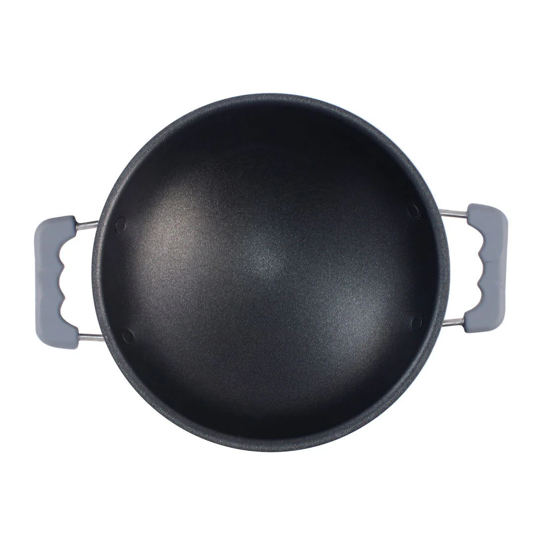 Appachetty Breakfast Pan with Lid | Nonstick Cookware | Appachatty | Chetty Pan | Appam Patra | Round Bottom Kadai | 3mm Thick | Black 22 cm | 1 Year Warranty - Image 9