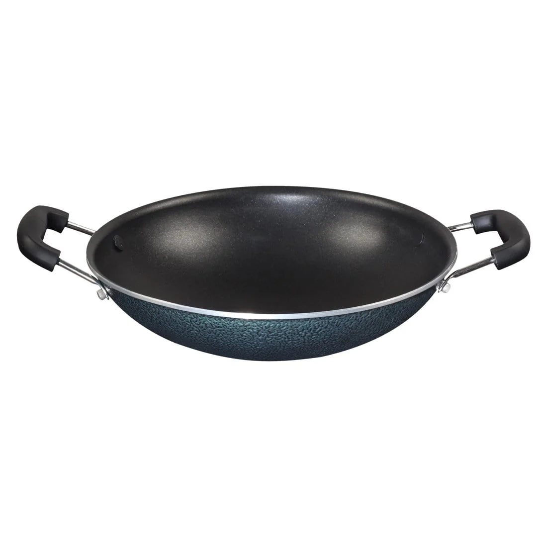 Appachetty Breakfast Pan with Lid | Nonstick Cookware | Appachatty | Chetty Pan | Appam Patra | Round Bottom Kadai | 3mm Thick | Black 22 cm | 1 Year Warranty - Image 5