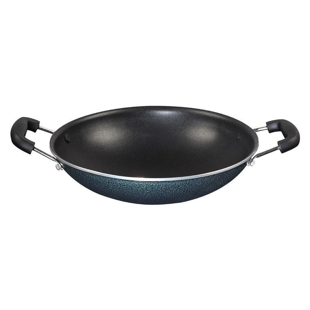 Appachetty Breakfast Pan with Lid | Nonstick Cookware | Appachatty | Chetty Pan | Appam Patra | Round Bottom Kadai | 3mm Thick | Black 22 cm | 1 Year Warranty - Image 7