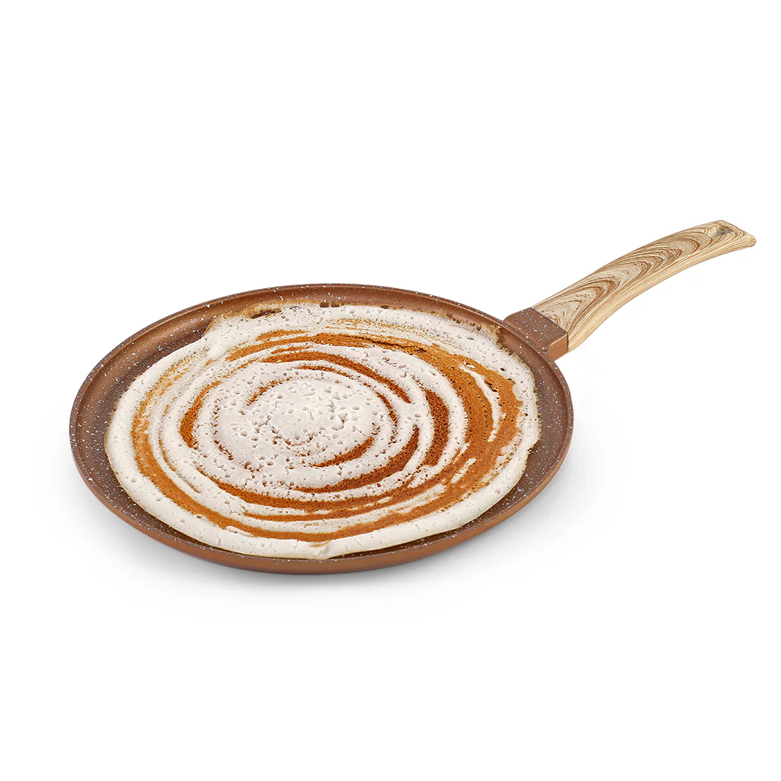 Wonderchef Renewed Duralife Die-cast 28 cm Dosa Tawa | 5 Layer Healthy Duramax Non-Stick Coating | Soft Touch Handle | Pure Grade Aluminium | PFOA Free | 1 Year Warranty - Image 2