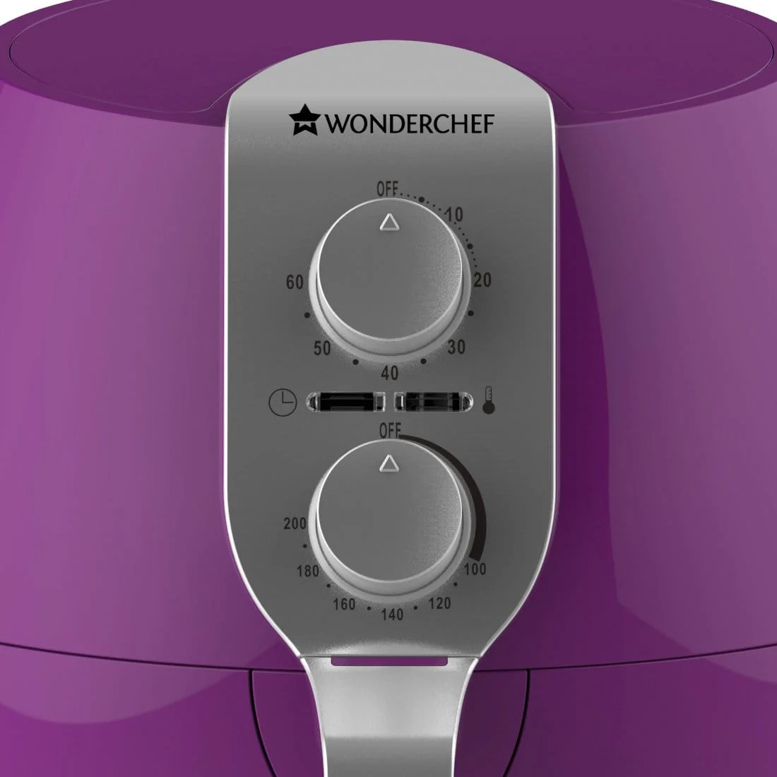 Wonderchef Renewed Prato Air Fryer, 2.2L Capacity Frying Basket, Automatic Shut Down Function,1200W, Purple - Image 8