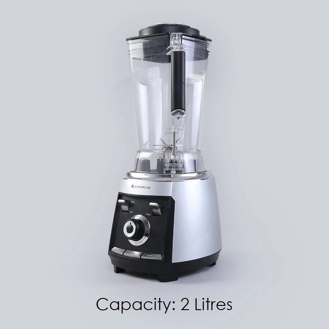 Wonderchef Renewed Regalia Professional Power Blender with Pulse Function| 3-in-1 Mixer, Blender, Grinder | 1200 Watt Full Copper Motor| Unbreakable 2 Litre Jar| Commercial Heavy Duty Blender| 1 Year Warranty - Image 3