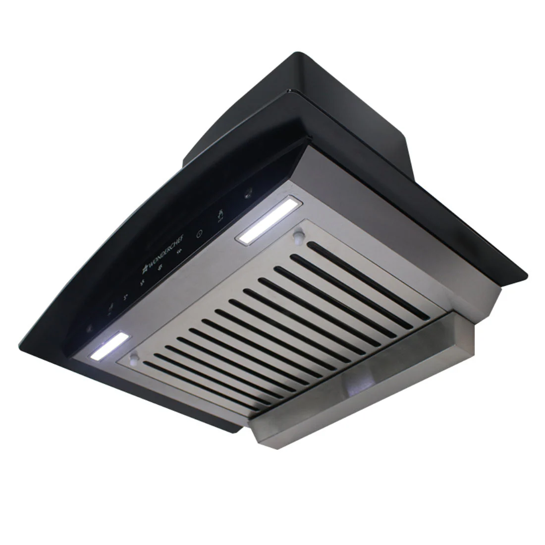 Wonderchef Renewed Ultima 60cm 1200 m3/hr Auto Clean Curved Glass Chimney | Baffle Filter | 1200M3/Hr powerful suction | Touch + 3 speed Motion Sensor control | Low Noise | 1 Year Warranty - Image 5