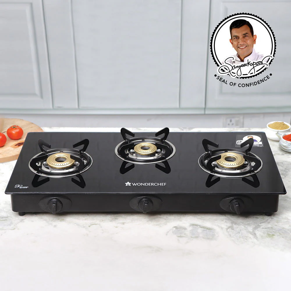 Wonderchef Renewed 3 Burner Auto Cooktop | 6 mm Thick Toughened Glass | 1 Year Warranty - Image 7