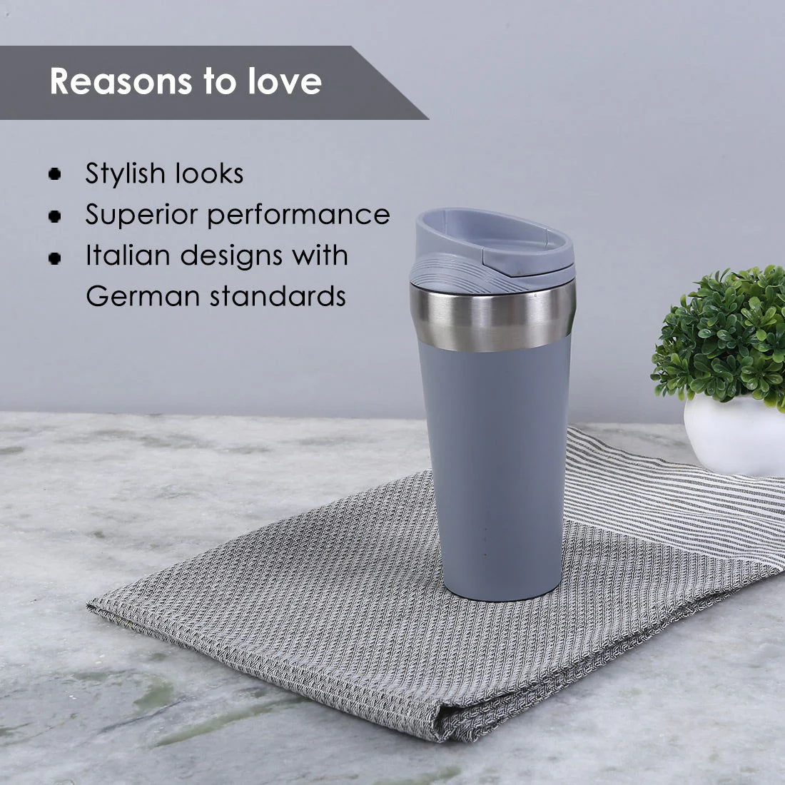 Wonderchef Safe Bot, Stainless Steel - 380ML - Grey - Image 4