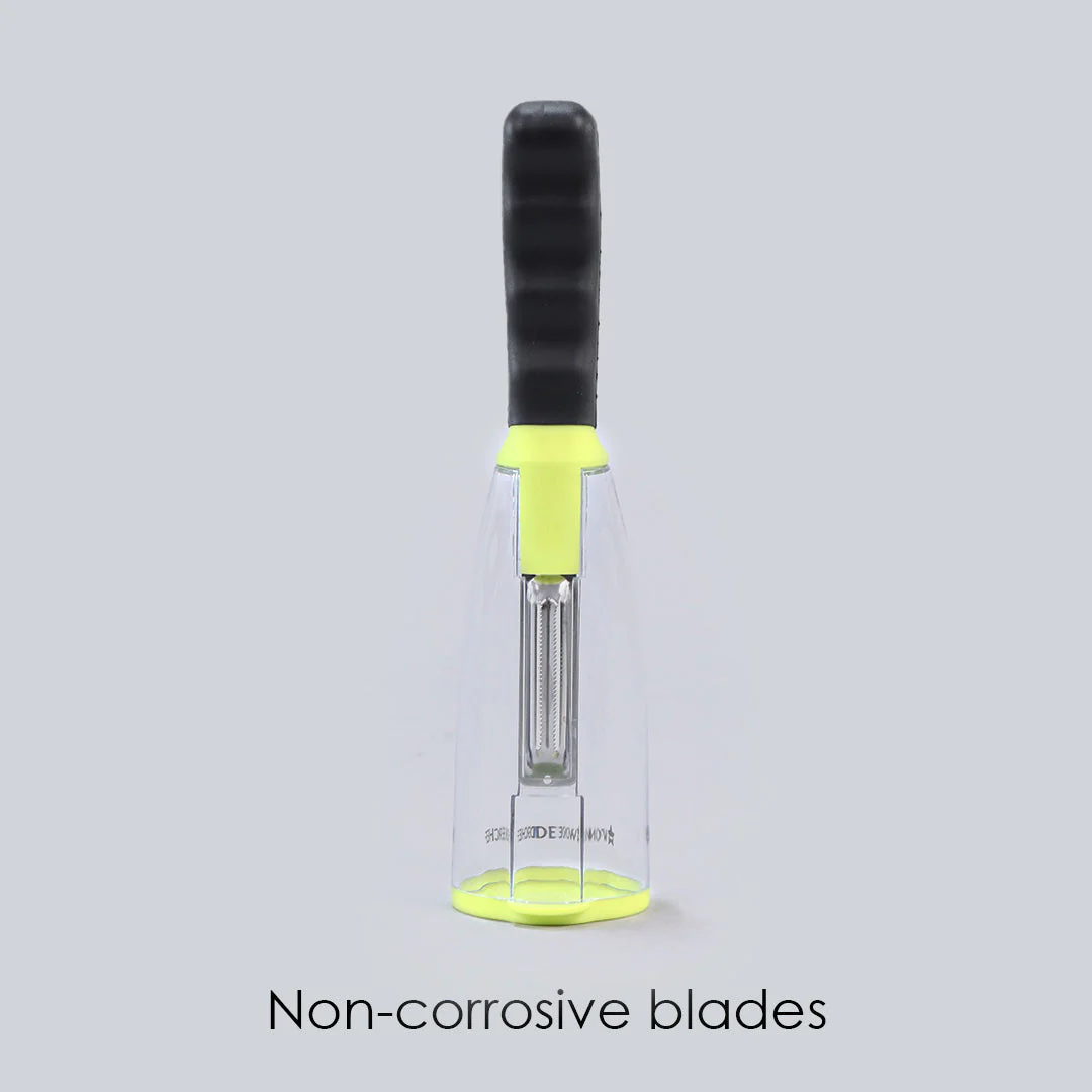 Smart Multifunctional Vegetable/Fruit Peeler for Kitchen with Containers, Stainless Steel Blade, Sharp - Image 3