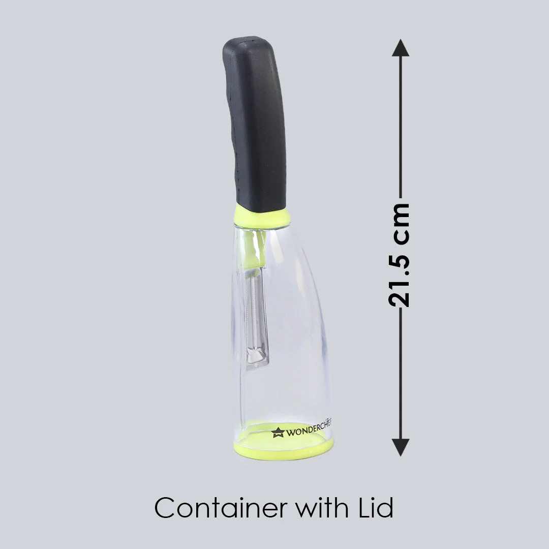 Smart Multifunctional Vegetable/Fruit Peeler for Kitchen with Containers, Stainless Steel Blade, Sharp - Image 5