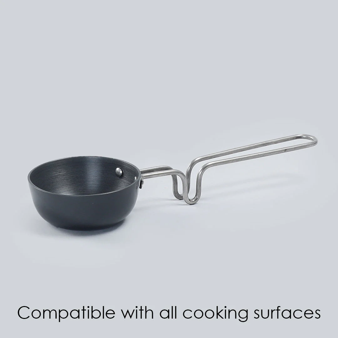 Aluminium Hard anodized Tadka Pan Large - Image 5