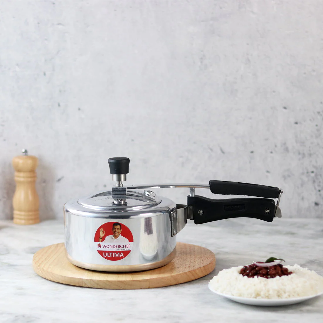 Ultima Induction Base 2L Aluminium Pressure Cooker With inner Lid - Image 11