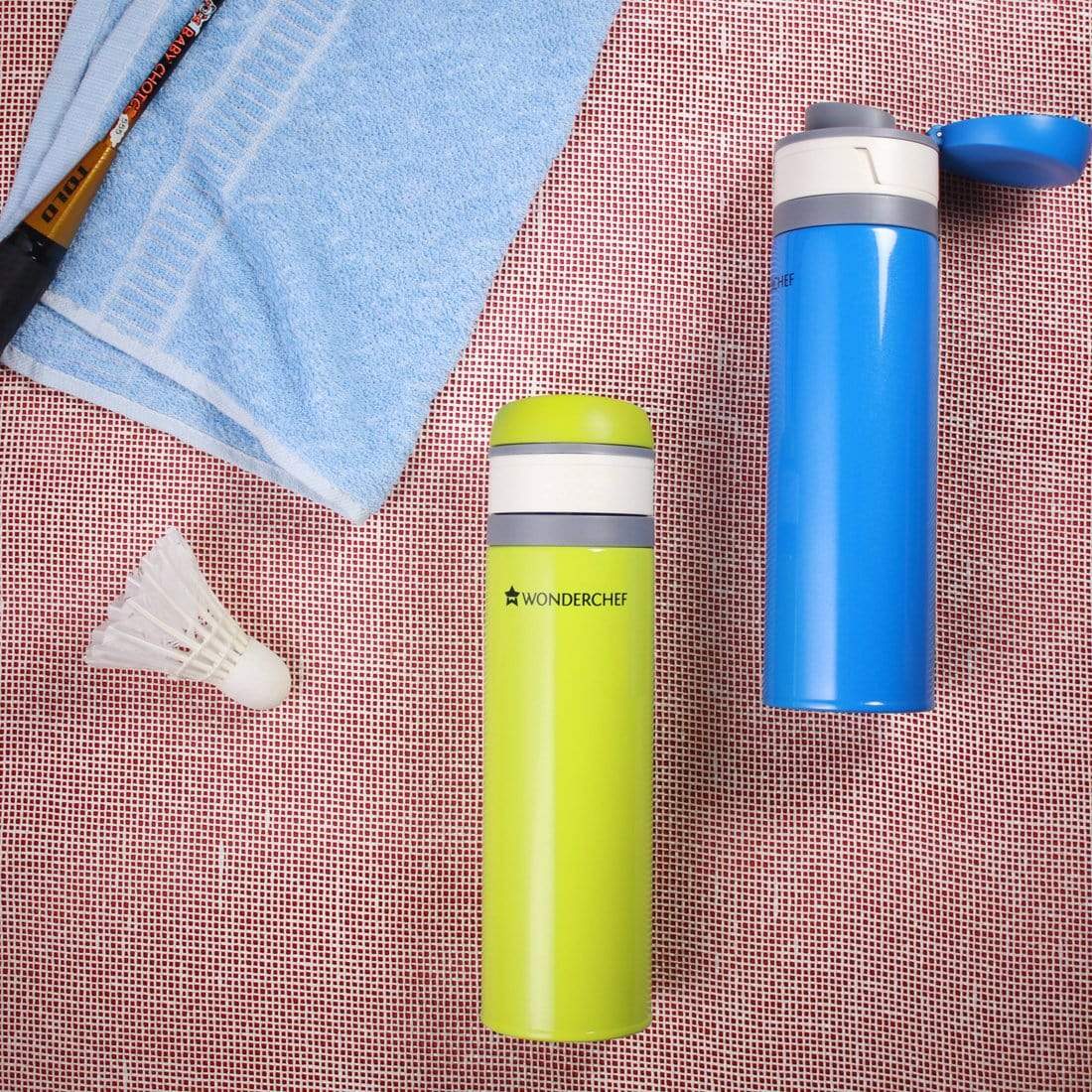 Uni-Bot, 500ml, Double Wall Stainless Steel Vacuum Insulated Hot and Cold Flask, Ultra Light, Spill and Leak Proof, 2 Years Warranty, Blue - Image 9