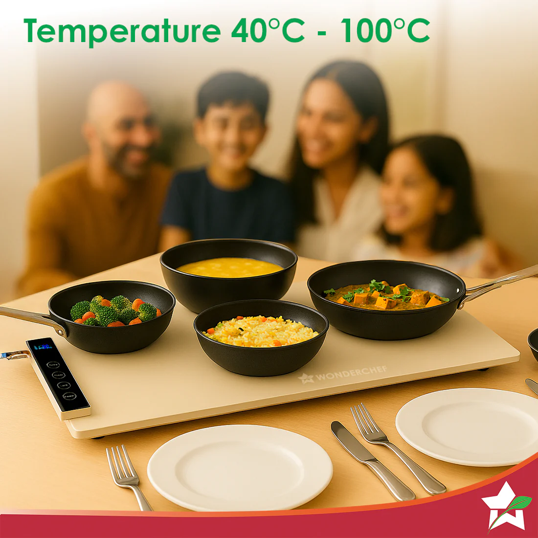 WonderMat Food Warming Mat, Food-Grade Silicone, for Warming Cast-iron/Stainless-steel/Ceramic/Glass/Enamelware, Warms Soup Bowls, Lunch Boxes, Baby Food, Beverages, Rollable, 2-Yr Warranty - Image 3