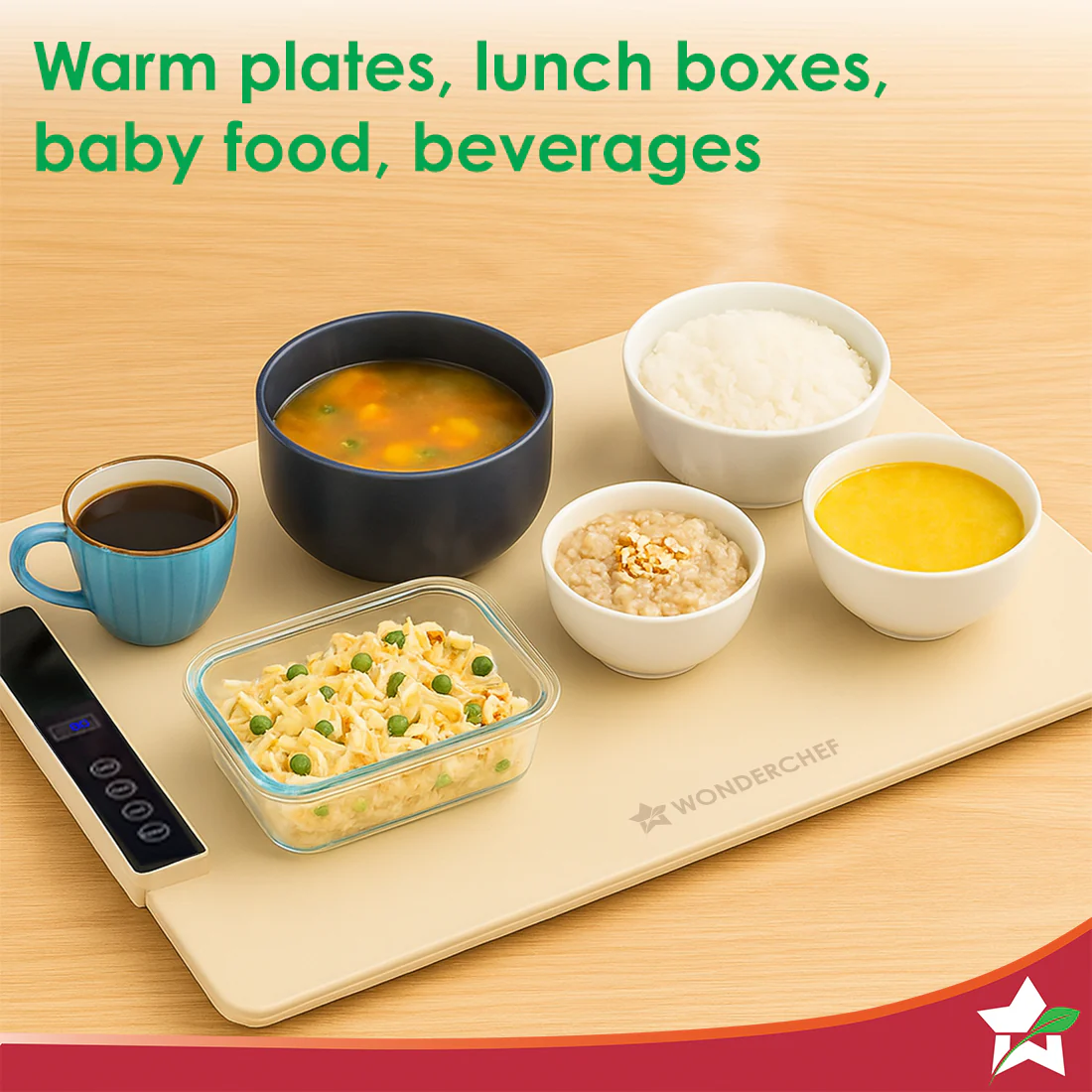 WonderMat Food Warming Mat, Food-Grade Silicone, for Warming Cast-iron/Stainless-steel/Ceramic/Glass/Enamelware, Warms Soup Bowls, Lunch Boxes, Baby Food, Beverages, Rollable, 2-Yr Warranty - Image 6